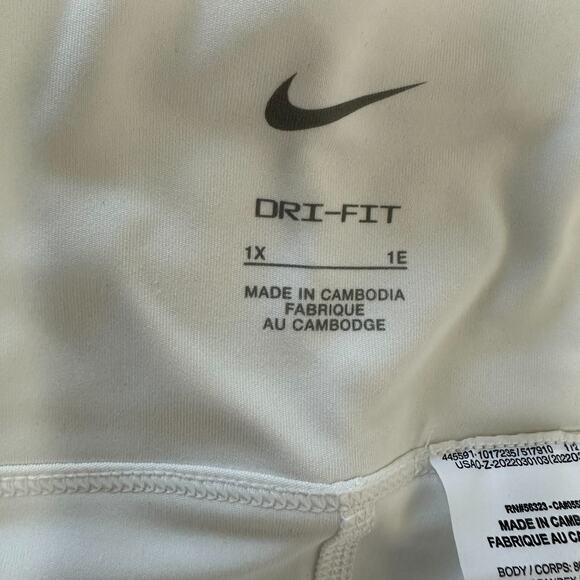 Nike Women's Dri-Fit Advantage Tennis Skort Short Skirt White Size 1X - Picture 9 of 12